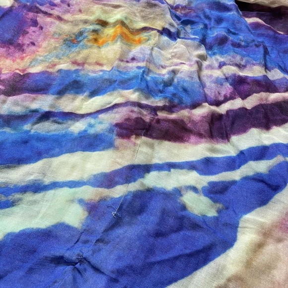 Lulla Collection By Bindya Infinity Scarf Multicolored Tie Dye Soft Knit - Picture 6 of 10